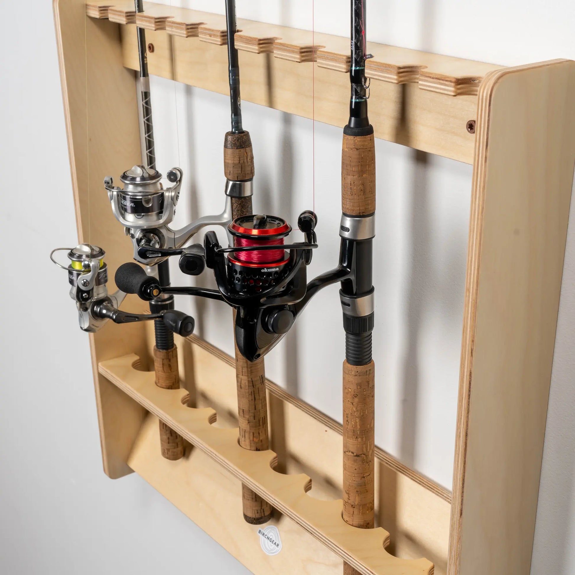 make a fishing rod rack